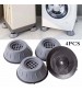 Anti Slip Rubber Cushion Household Refrigerator 4Pcs Foot Pads Washing Machine Feet Pad